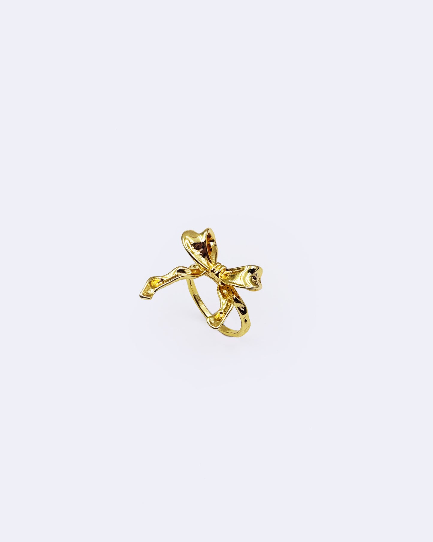 Velour Bow in Gold