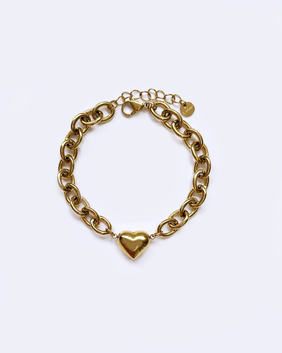 Heartbound Chain in Gold