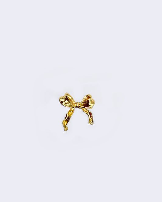 Velour Bow in Gold