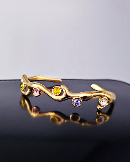 Reef Ripples Bangle in Candy Rainbow
