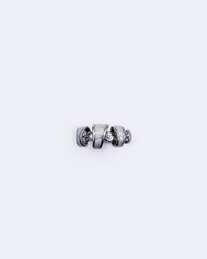 Lucid Helix Coil in White Swirls