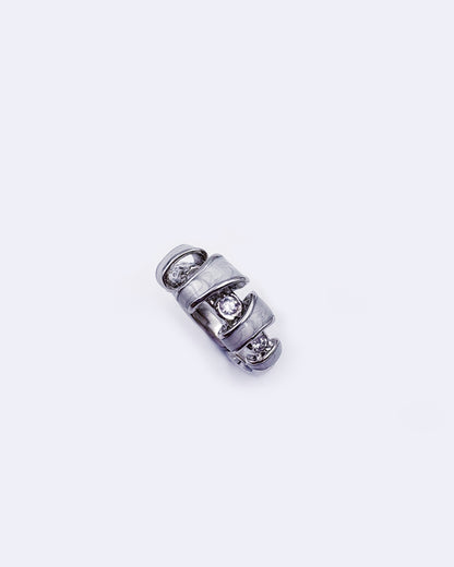 Lucid Helix Coil in White Swirls
